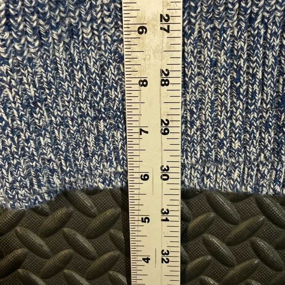 Lands' End Drifter Blue Heather Knit Pullover Crew Neck Sweater Men's Size‎ XL